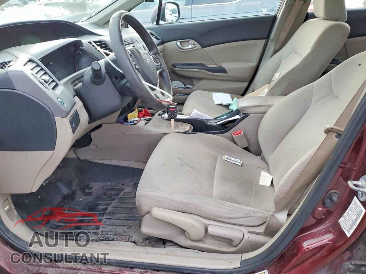 HONDA CIVIC 2012 - 19XFB2F89CE343866