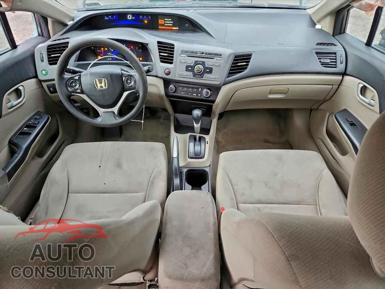 HONDA CIVIC 2012 - 19XFB2F5XCE352596