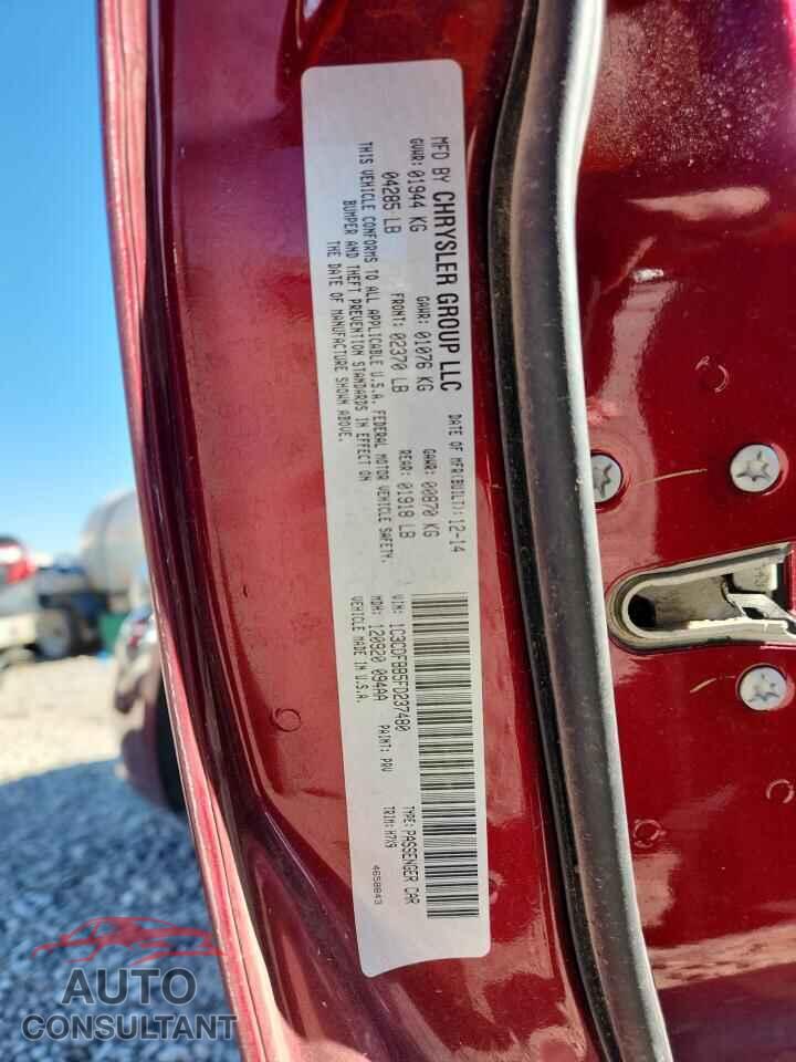 DODGE DART 2015 - 1C3CDFBB5FD237480