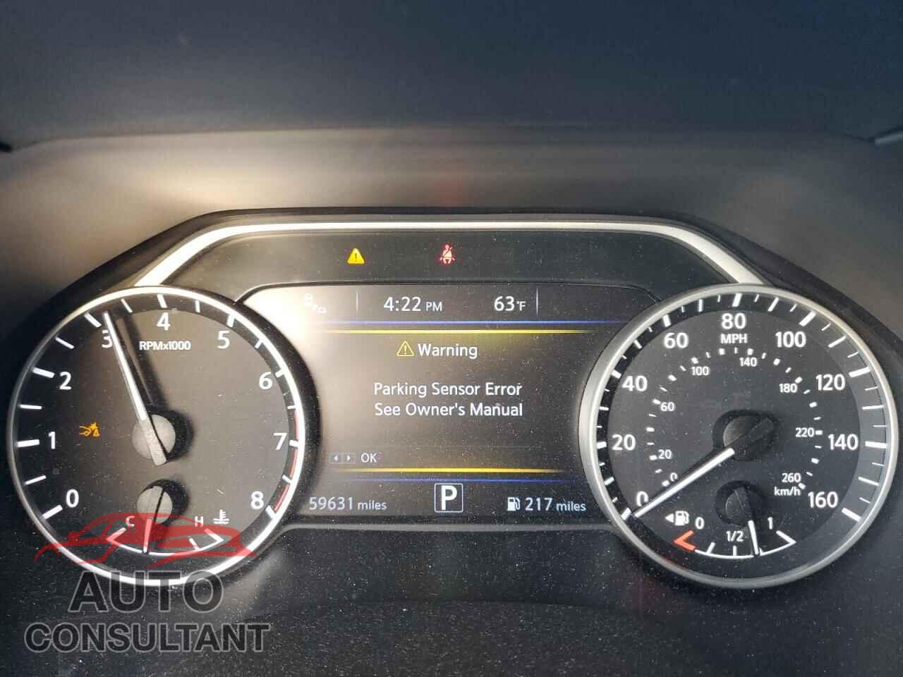 NISSAN MAXIMA 2020 - 1N4AA6EV2LC378192
