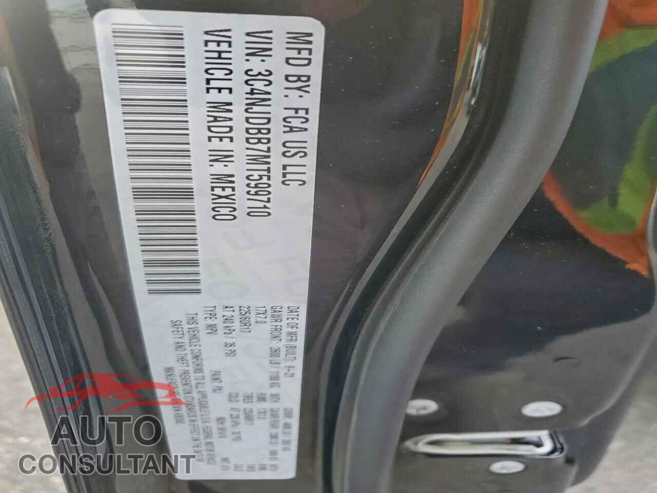 JEEP COMPASS 2021 - 3C4NJDBB7MT599710