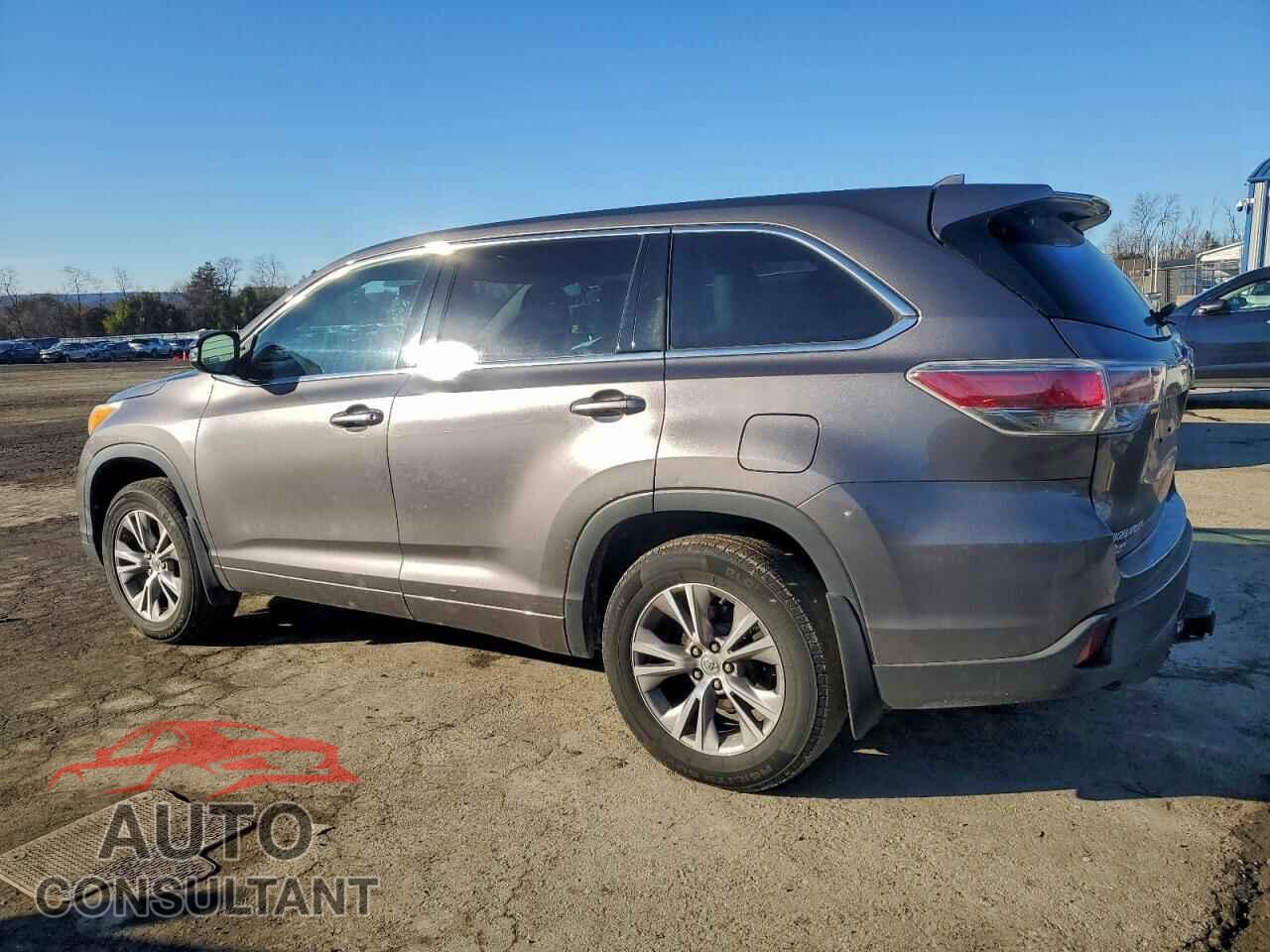 TOYOTA HIGHLANDER 2014 - 5TDBKRFH7ES021663