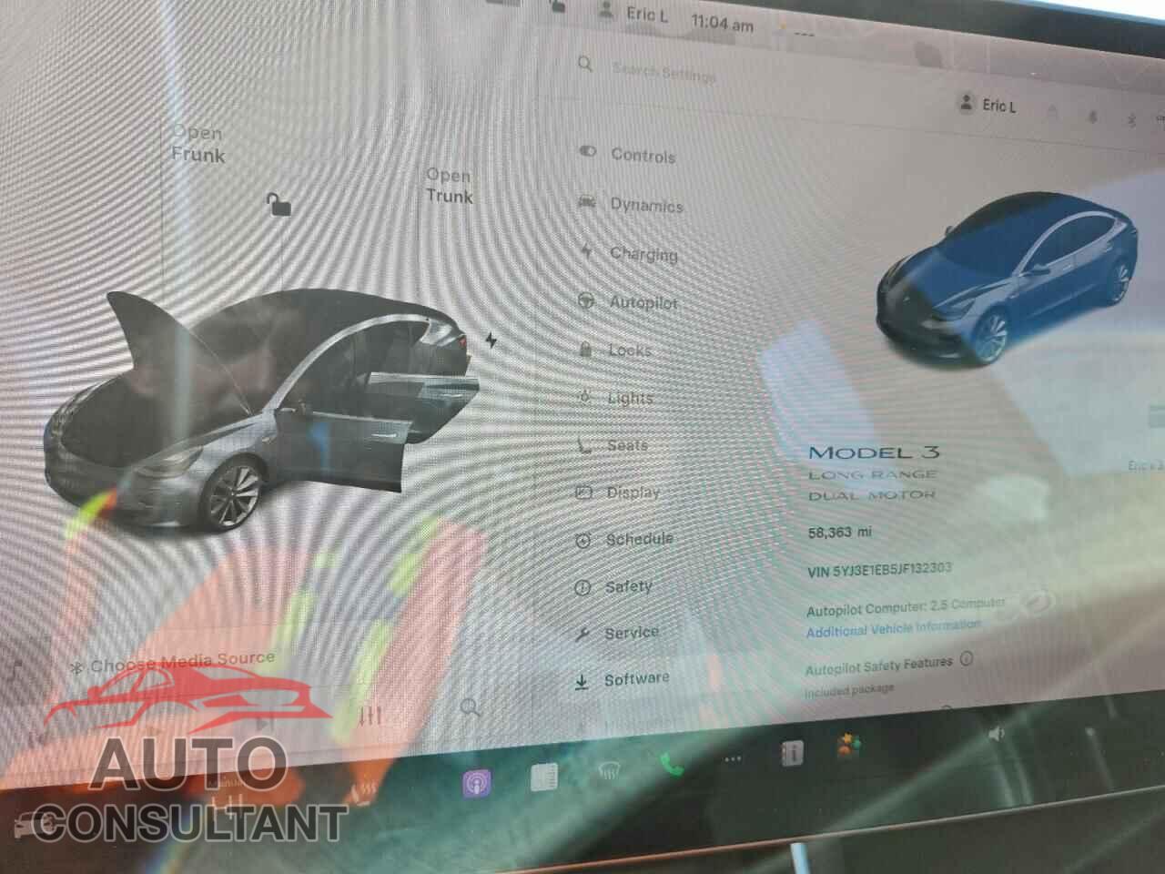 TESLA MODEL 3 2018 - 5YJ3E1EB5JF132303