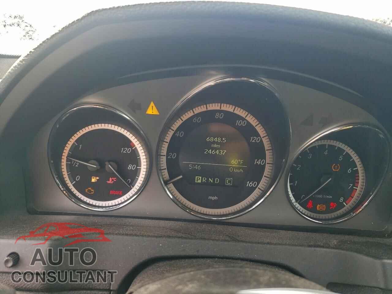 MERCEDES-BENZ C-CLASS 2010 - WDDGF5EB8AR088965