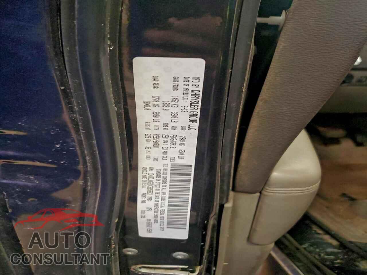 DODGE DURANGO 2013 - 1C4RDJAG2DC685863
