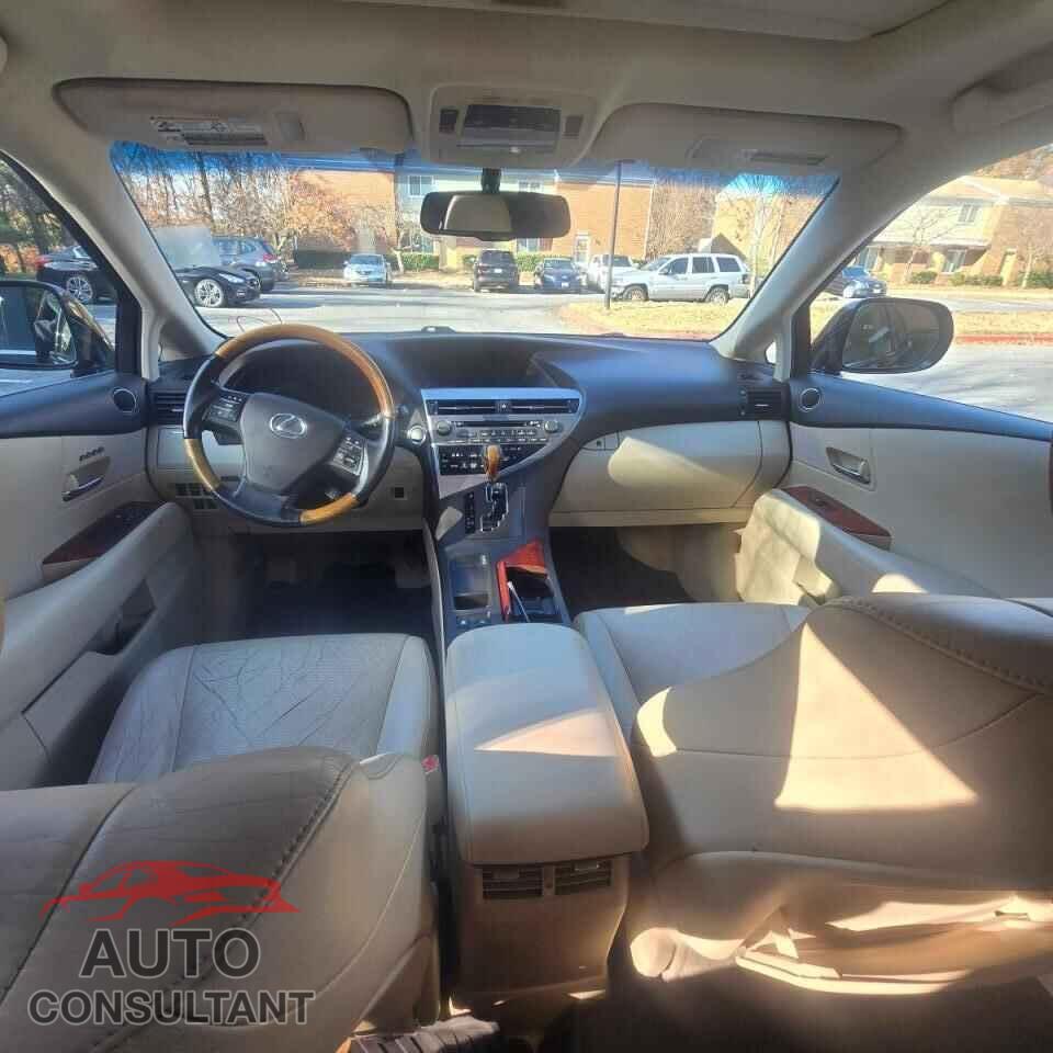 LEXUS RX350 2010 - 2T2BK1BA5AC012386