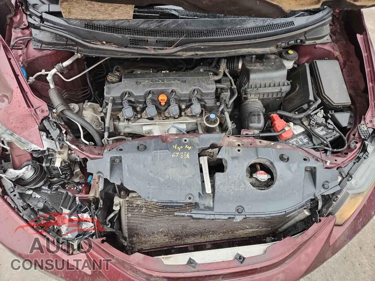 HONDA CIVIC 2013 - 19XFB2F55DE044186