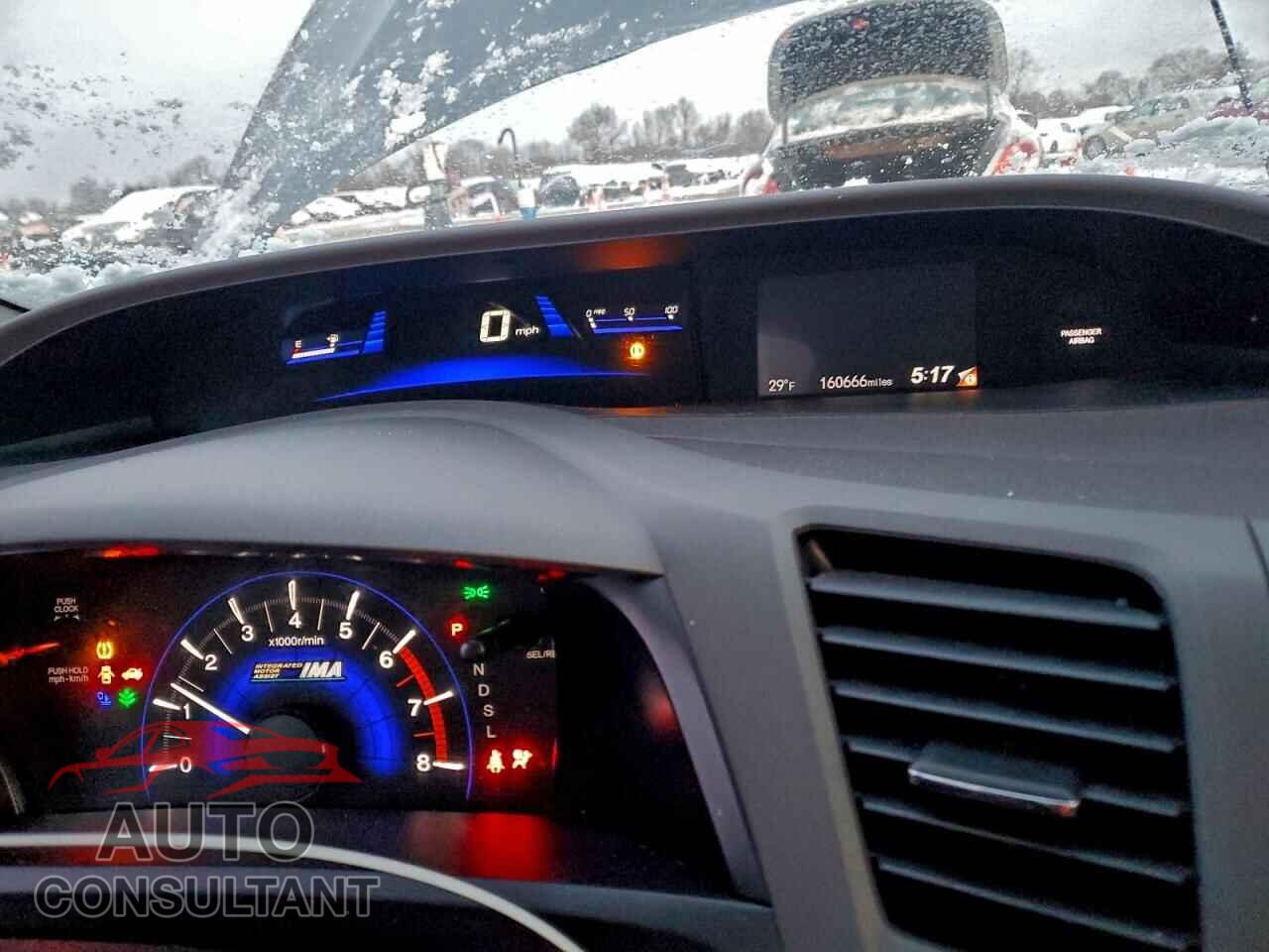 HONDA CIVIC 2012 - JHMFB4F29CS004267