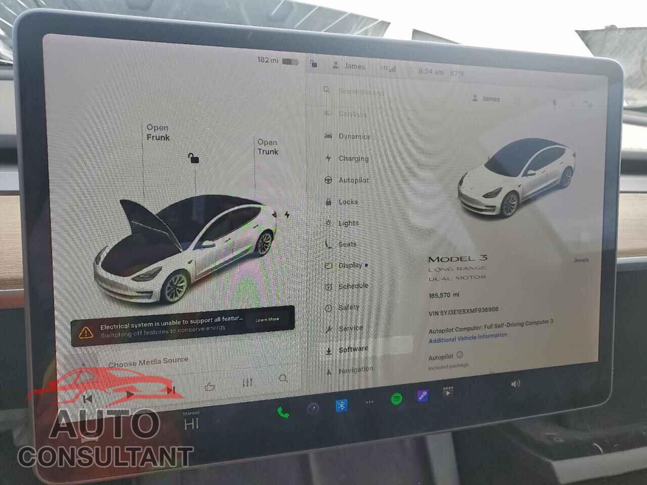 TESLA MODEL 3 2021 - 5YJ3E1EBXMF936908