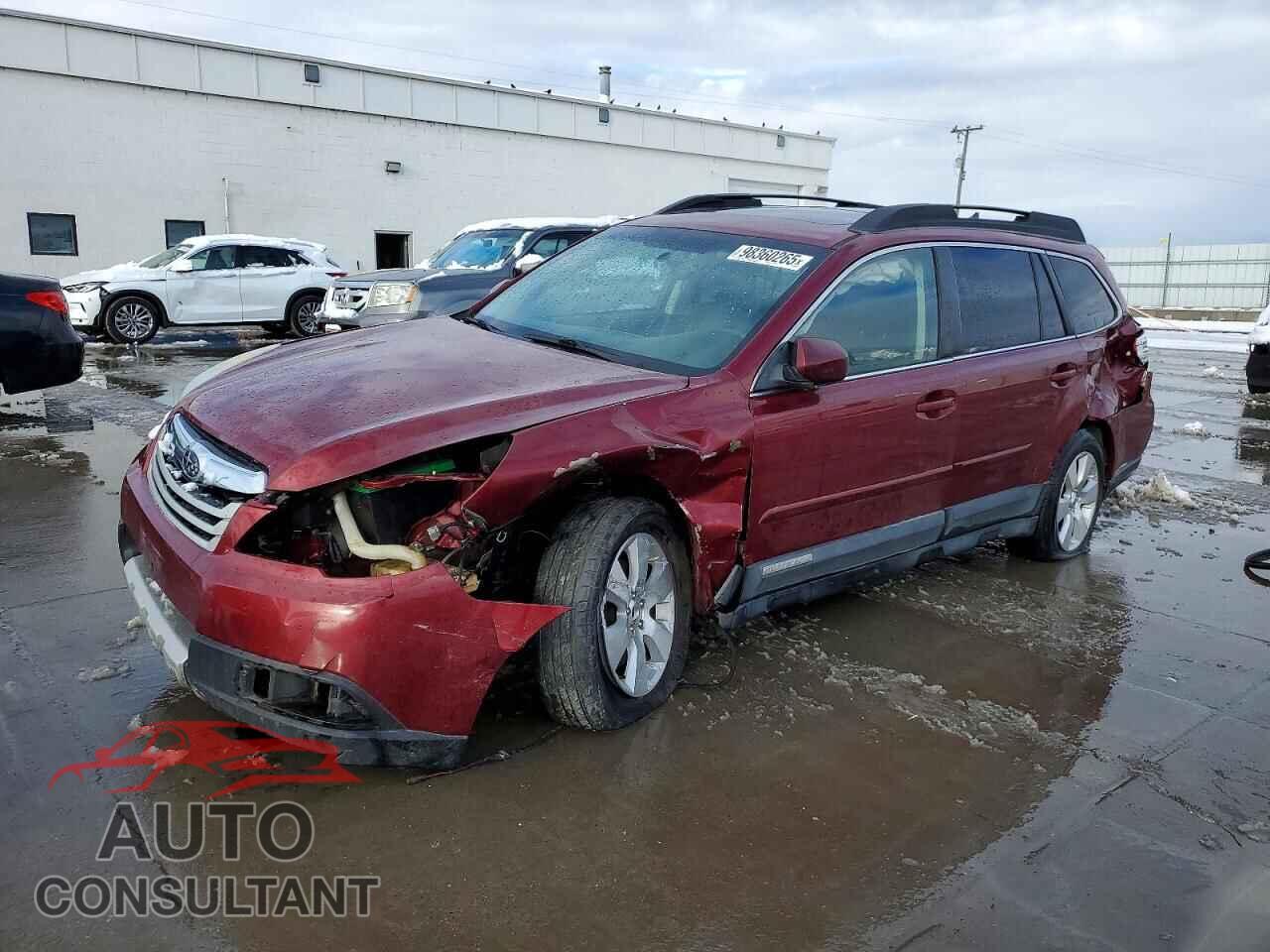 SUBARU OUTBACK 2012 - 4S4BRDKC9C2240956