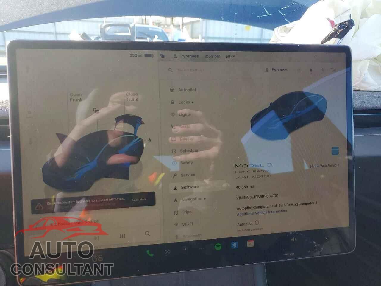TESLA MODEL 3 2024 - 5YJ3E1EB9RF834751