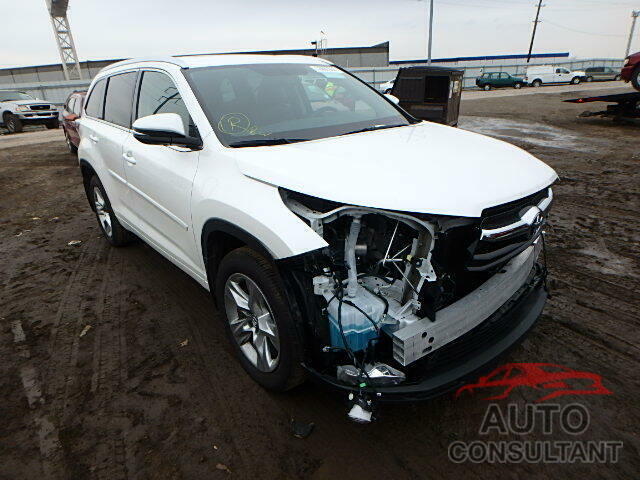 TOYOTA HIGHLANDER 2015 - 5TDDKRFHXFS110508