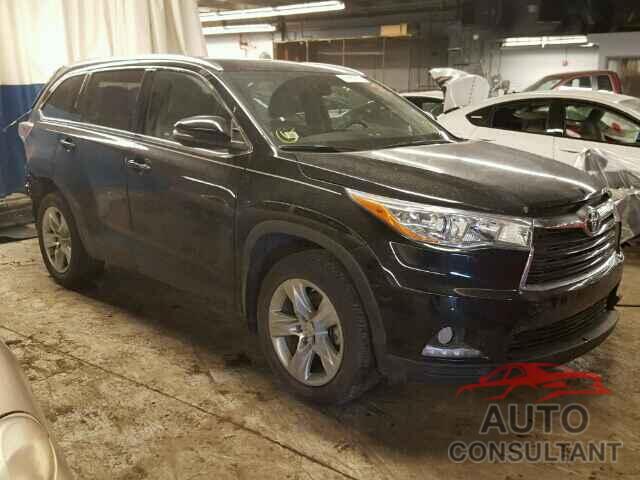 TOYOTA HIGHLANDER 2015 - 5TDDKRFH3FS076203