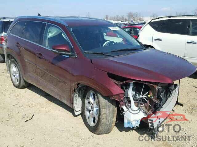 TOYOTA HIGHLANDER 2015 - 5TDDKRFH5FS076431
