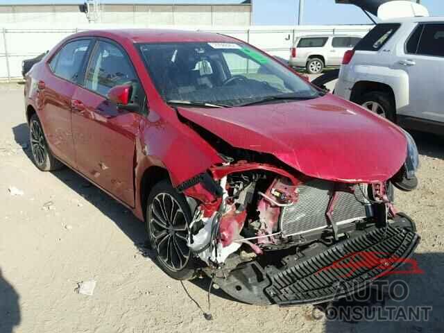 TOYOTA COROLLA 2016 - 2T1BURHE1GC605758