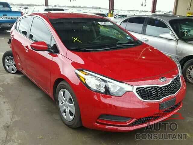 KIA FORTE 2016 - KNAFK4A64G5562413