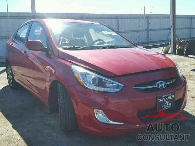 HYUNDAI ACCENT 2016 - KMHCU4AE0GU046588