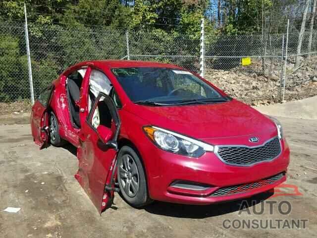 KIA FORTE 2016 - KNAFK4A64G5438285