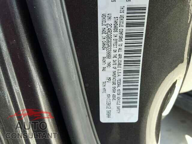 DODGE CARAVAN 2016 - 2C4RDGBG6GR220080
