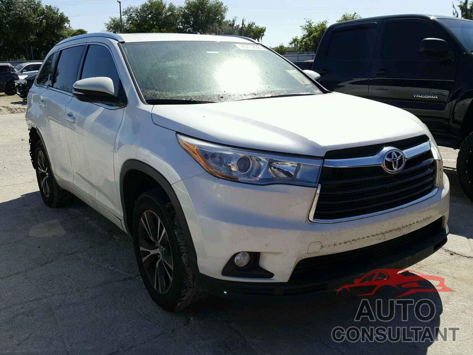 TOYOTA HIGHLANDER 2016 - 5TDKKRFH3GS124663