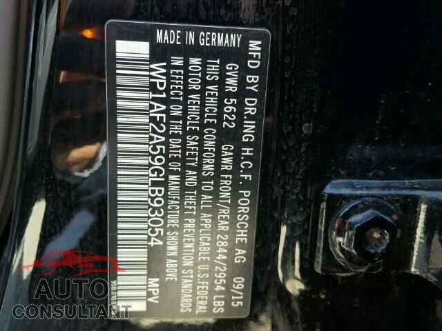 PORSCHE MACAN 2016 - WP1AF2A59GLB93054
