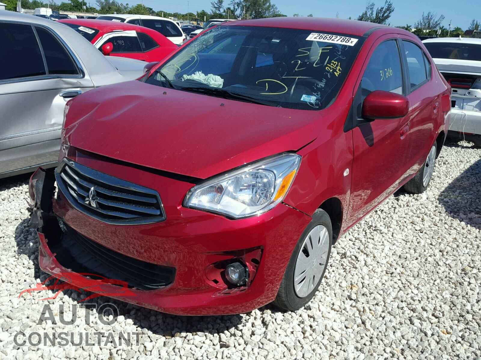 MITSUBISHI MIRAGE 2017 - ML32F3FJ7HHF08459