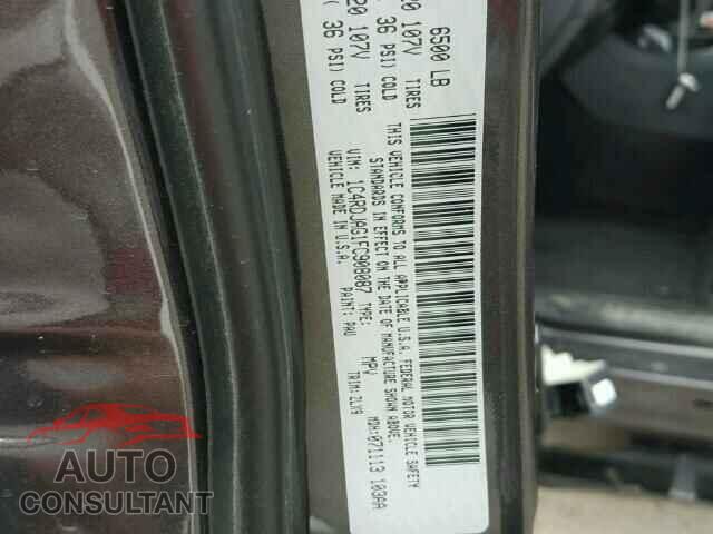 DODGE DURANGO 2015 - 1C4RDJAG1FC908087