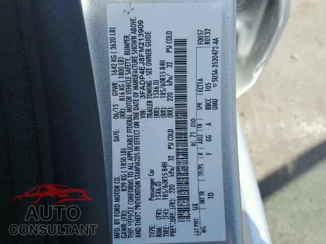 FORD FIESTA 2015 - 3FADP4EJ8FM213909