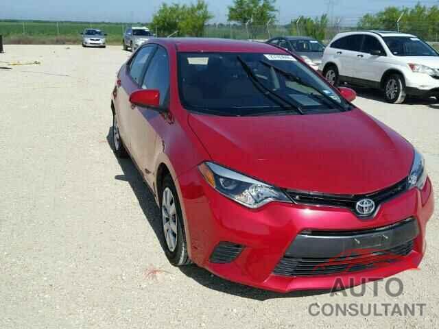 TOYOTA COROLLA 2015 - 5YFBURHE1FP230744