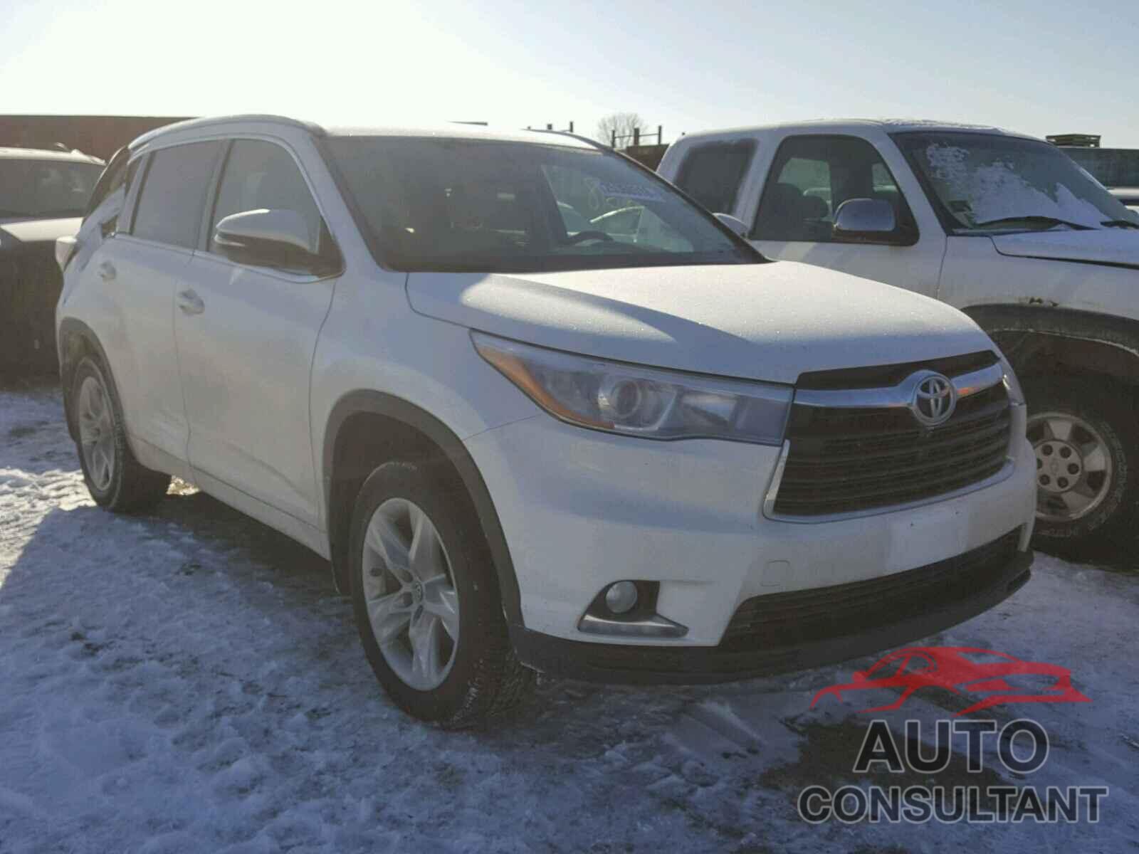 TOYOTA HIGHLANDER 2016 - 5TDDKRFH6GS332772
