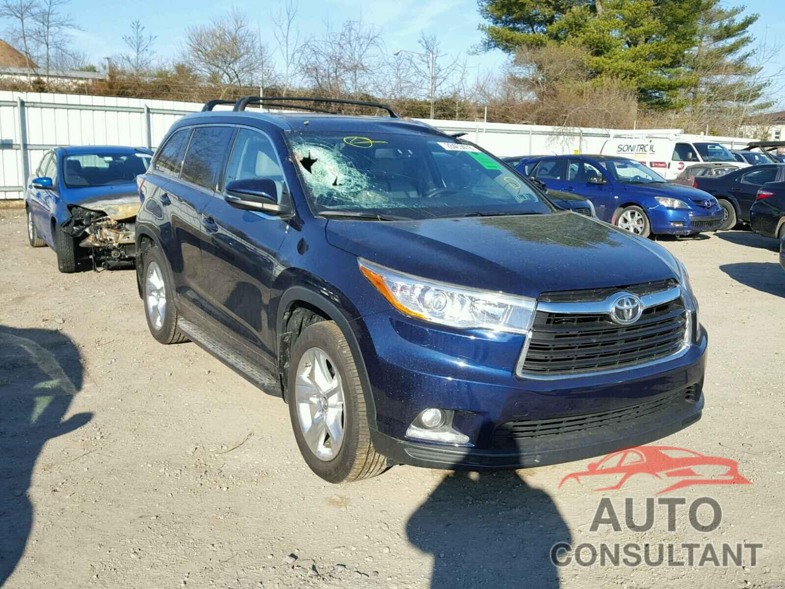 TOYOTA HIGHLANDER 2016 - 5TDDKRFH0GS277221