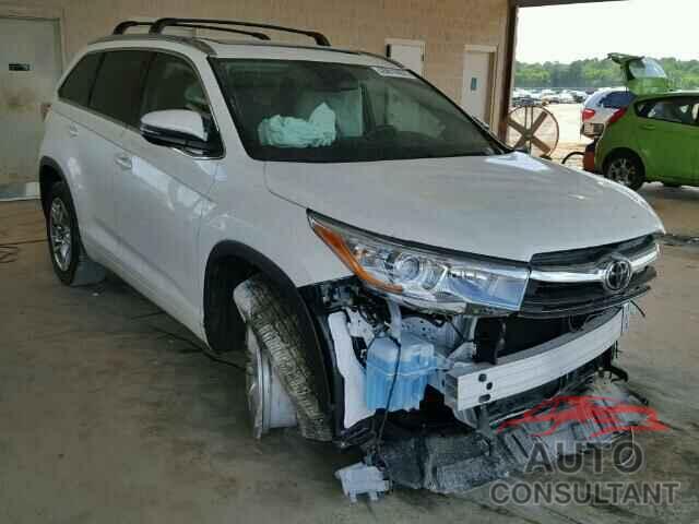 TOYOTA HIGHLANDER 2016 - 5TDYKRFH1GS151032