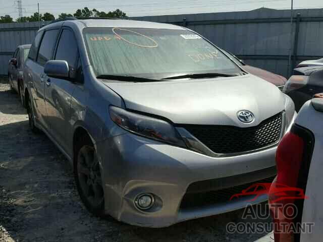 TOYOTA SIENNA 2015 - 5TDXK3DC2FS618361