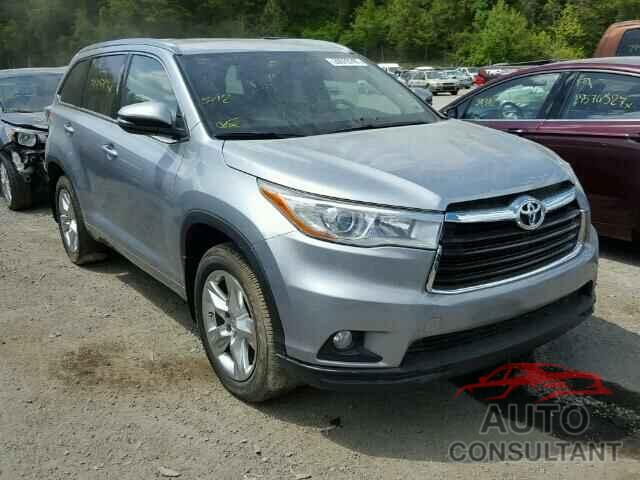 TOYOTA HIGHLANDER 2016 - 5TDKKRFH3GS501198