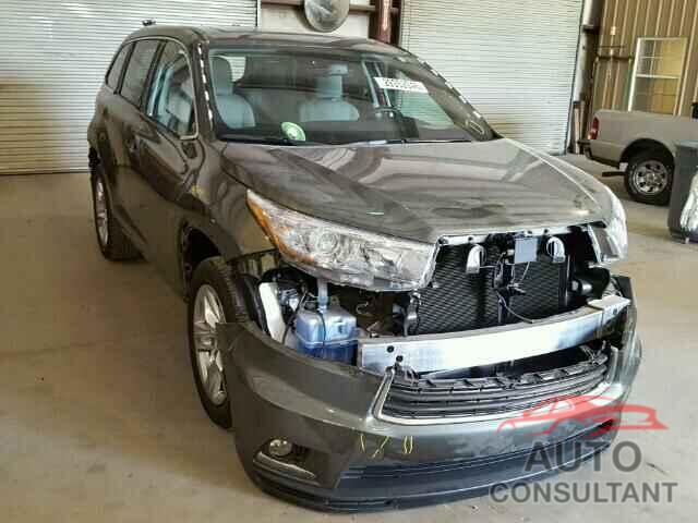 TOYOTA HIGHLANDER 2015 - 5TDDKRFH7FS180726