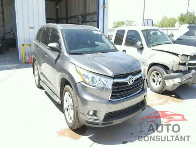 TOYOTA HIGHLANDER 2016 - 5TDYKRFH4GS144611
