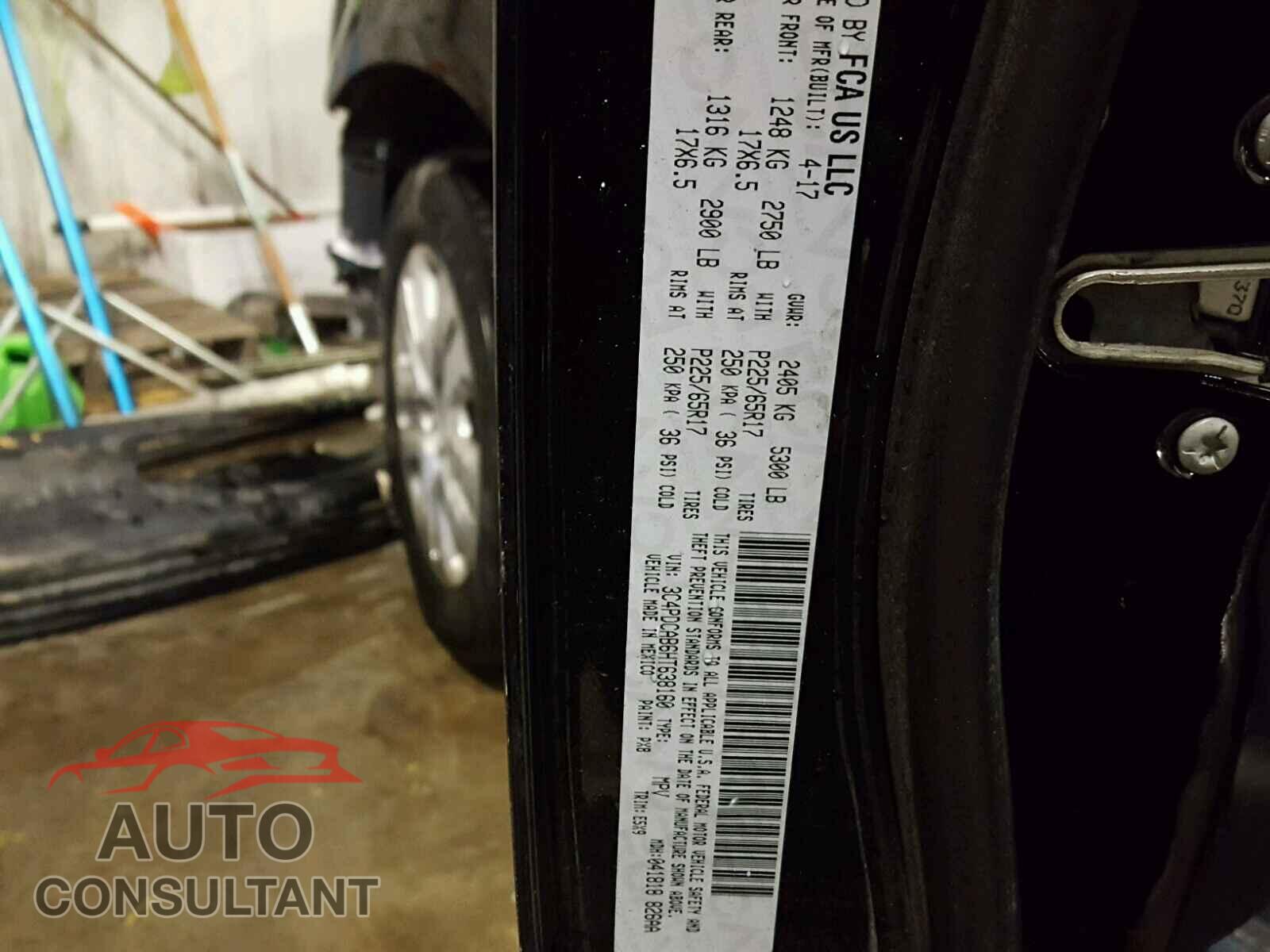 DODGE JOURNEY 2017 - 3C4PDCAB6HT638160