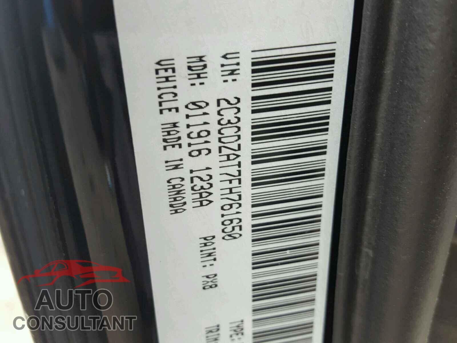 DODGE CHALLENGER 2015 - 2C3CDZAT7FH761650