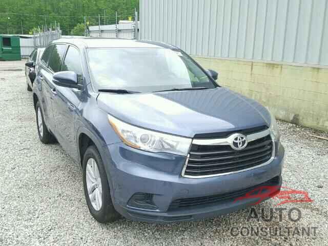 TOYOTA HIGHLANDER 2015 - 5TDZARFH1FS011889
