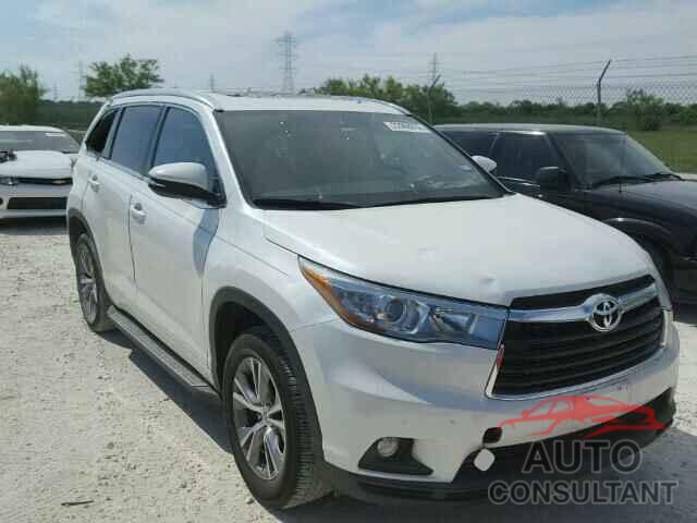 TOYOTA HIGHLANDER 2015 - 5TDKKRFH0FS054750