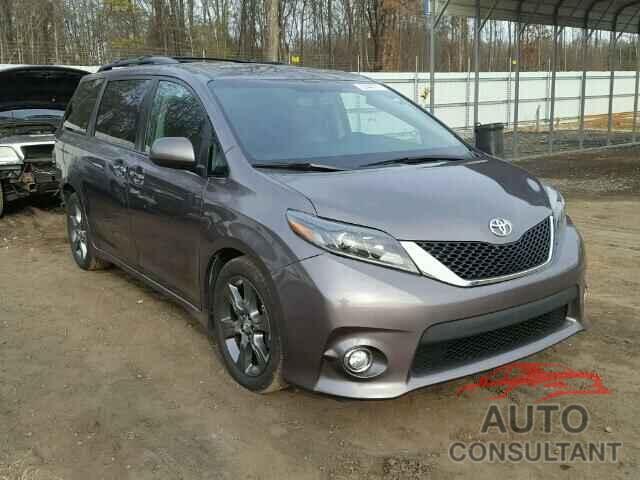 TOYOTA SIENNA 2015 - 5TDXK3DC6FS593674