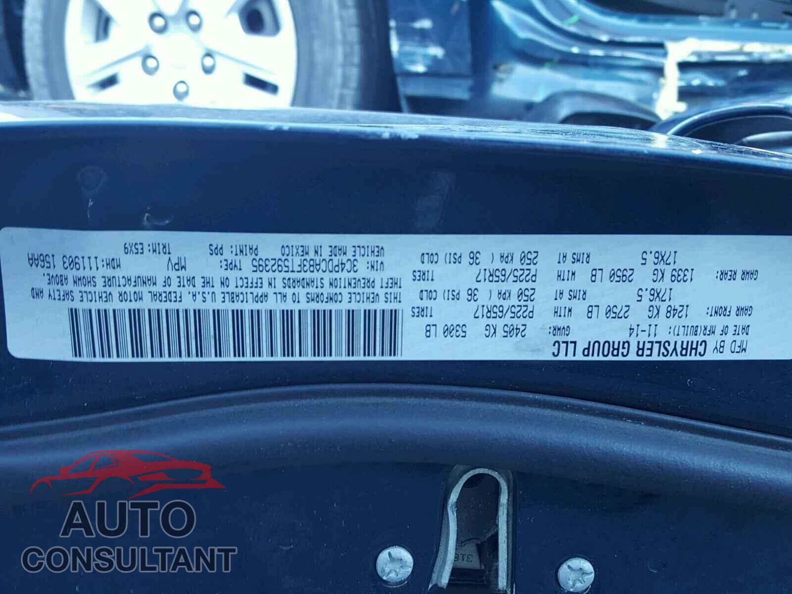 DODGE JOURNEY 2015 - 3C4PDCAB3FT592395