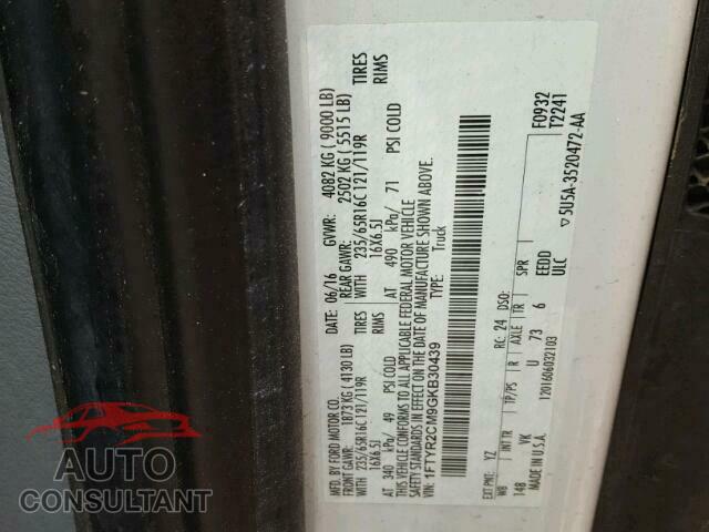 FORD TRANSIT CO 2016 - 1FTYR2CM9GKB30439