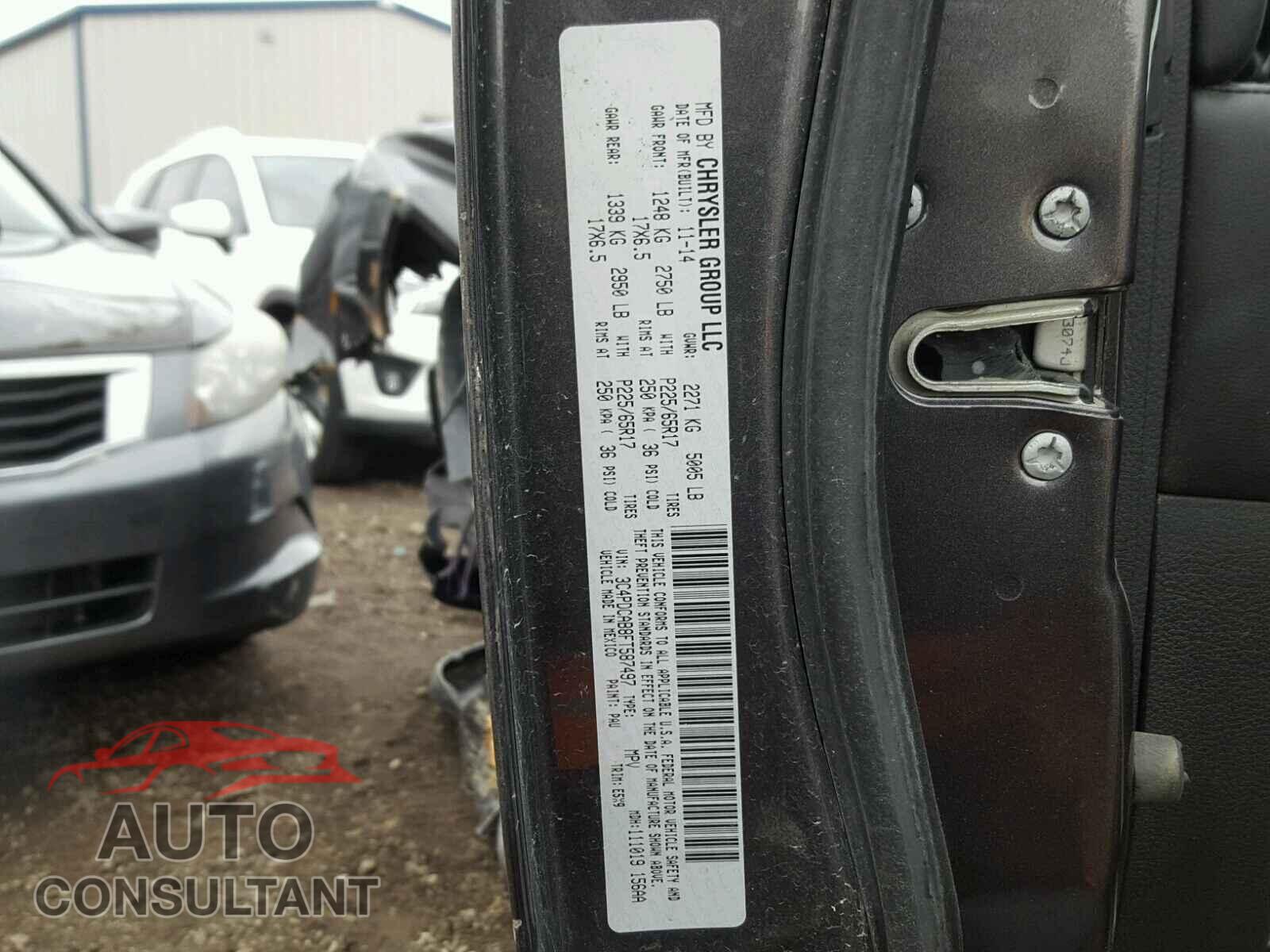DODGE JOURNEY 2015 - 3C4PDCAB8FT587497