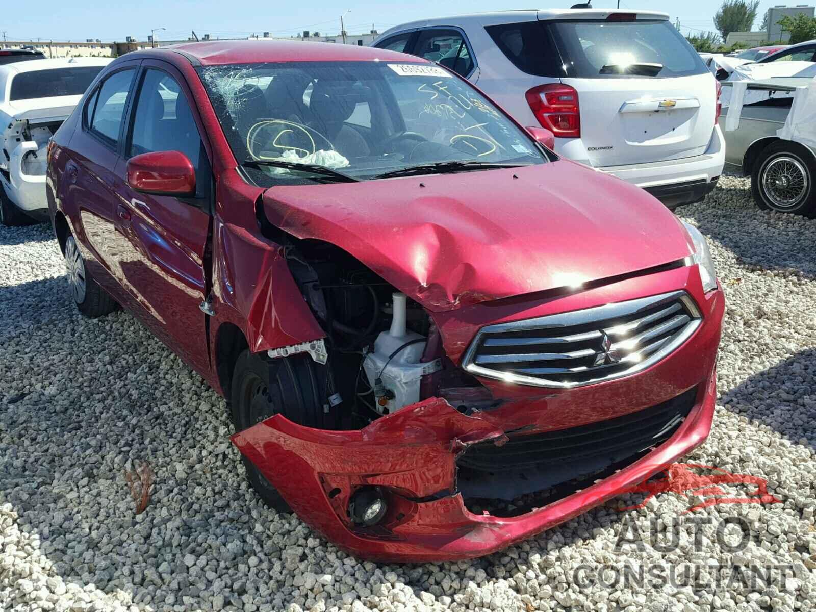 MITSUBISHI MIRAGE 2017 - ML32F3FJ7HHF08459