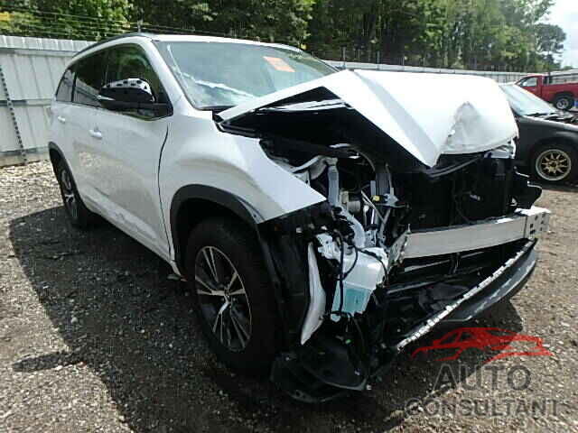 TOYOTA HIGHLANDER 2016 - 5TDKKRFHXGS152878