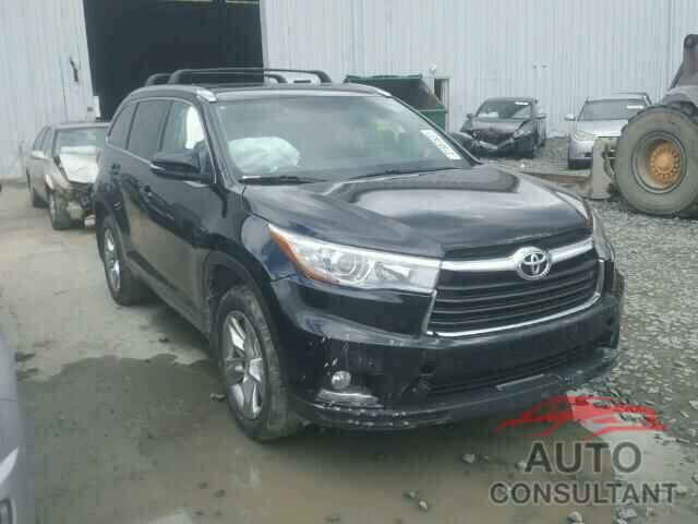 TOYOTA HIGHLANDER 2015 - 5TDDKRFH0FS176940