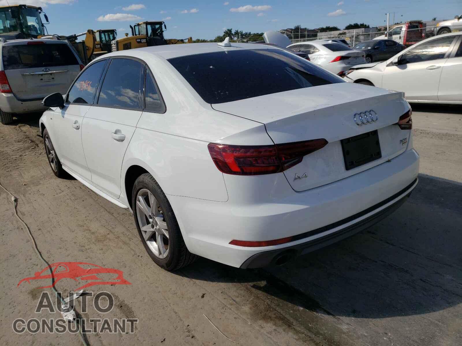 AUDI A4 2018 - WAUKMAF40JA220194