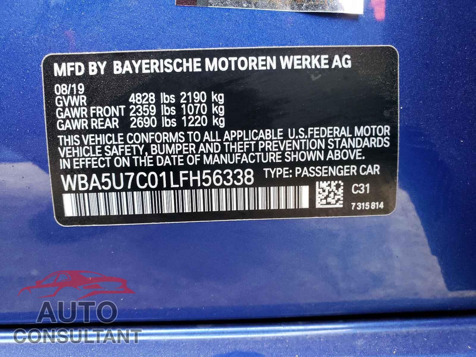 BMW M3 2020 - 3GNCJKSB5LL300183
