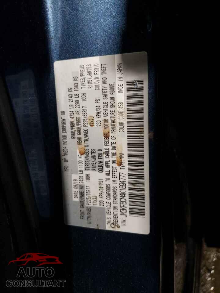 MAZDA CX-5 2019 - JM3KFBCM4K1694777